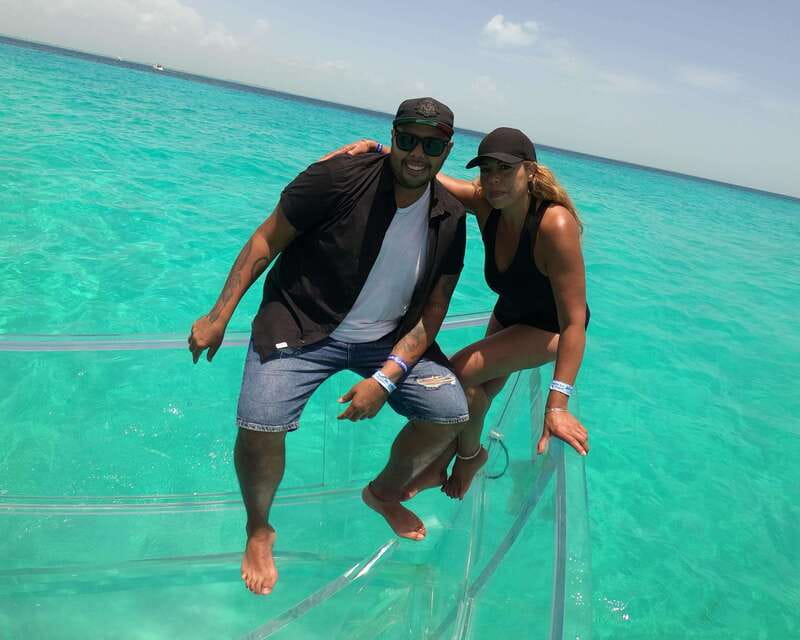 Cancun: Transparent Boat Tour with Drinks - Nichupté Lagoon cruise: calm water and a better chance to spot life