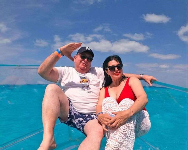 Cancun: Transparent Boat Tour with Drinks - Caribbean Sea reef time: your underwater photo moment