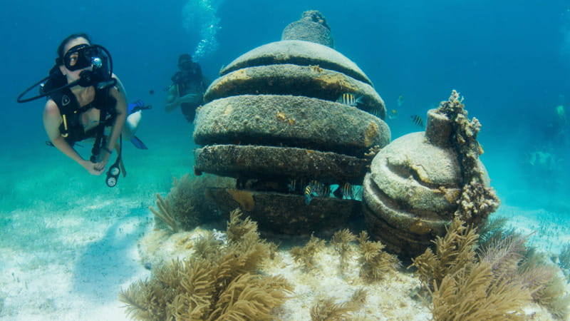Cancún: Underwater Museum & Reef for Certified Scuba Divers - The Second Tank at a Natural Coral Reef