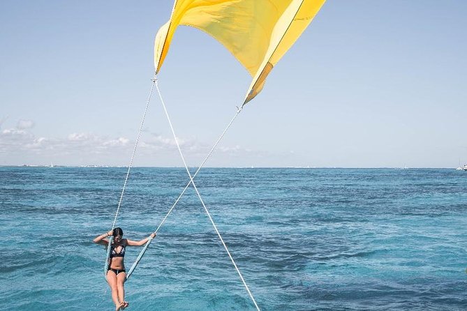 Catamaran Sail to Isla Mujeres with all inclusive from Cancun or Riviera Maya - Spinnaker flying: included, but don’t plan your day around it