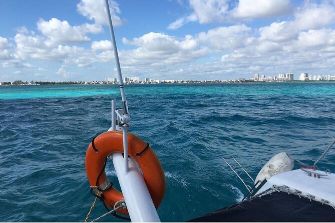 Catamaran to Isla Mujeres, Open bar, buffet, Beach Club Included - Beach club and buffet: included, but not luxury
