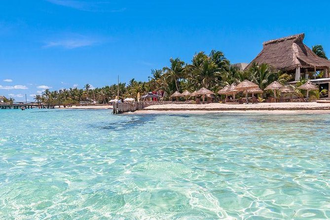 Catamaran Tour to Isla Mujeres, Open bar, Lunch, Snorkeling, Beach Club Included - On-Board Party Energy: Great Crew, Sometimes Slow Drink Service