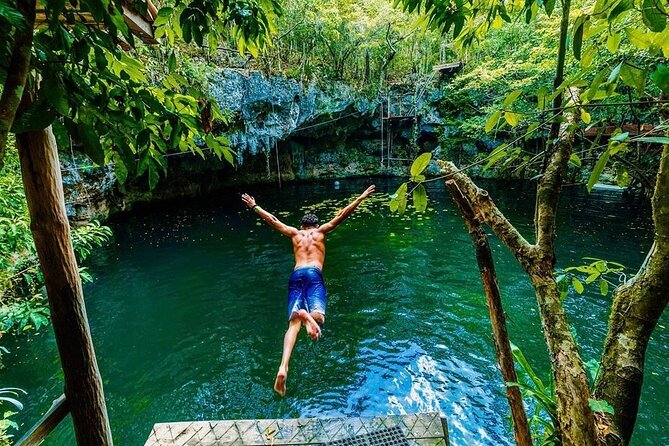 Cenote La Noria Tour + Jewelry Shopping Tour + Tequilera - Boca de Puma and La Noria: where your long cenote time actually happens