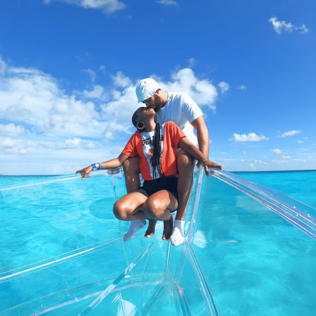 Clear Boat Tour from Cancun - Nichupte Lagoon to the Caribbean Sea: how the 2 hours usually plays out