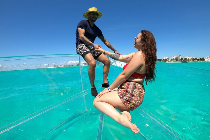 Clearboat: Glass-bottom boat ride to the Caribean Sea - Glass-bottom sailing: seeing reef life without snorkeling