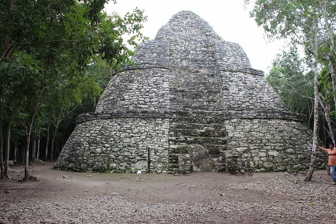 Coba and Tulum Ruins with Underground Cenote Guided Tour - Tulum Ruins on the cliff: guided facts and real photo time