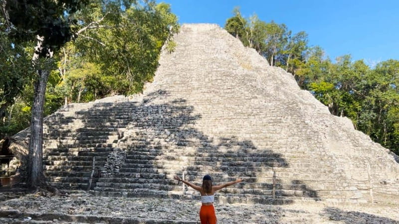 Coba, Tulum, Cenote & Lunch ECO Full Day from Tulum - Tulum ruins: Temple of the Frescoes and Caribbean cliff views