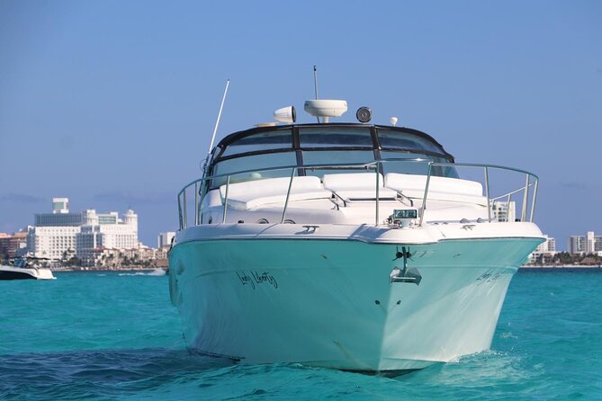 Cruise in Elegance: Luxury Yacht Rental in Cancun - Luxury yacht vibes at Sunset Marina: what starts the cruise right