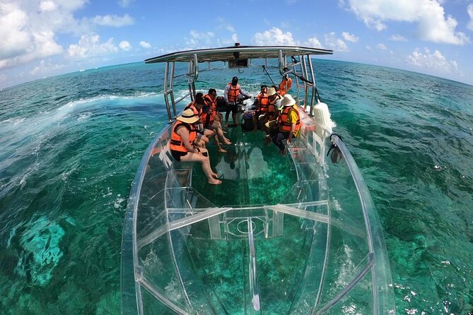 Crystal Boat Tour to Isla Mujeres and Reefs - From Marina Bartolomé to the reefs: the setup that makes this tour work