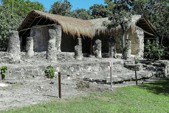 Cultural Cancun City Tour! Private Cancun Round Transportation - El Meco ruins: a guided Mayan history stop (and a paid admission)