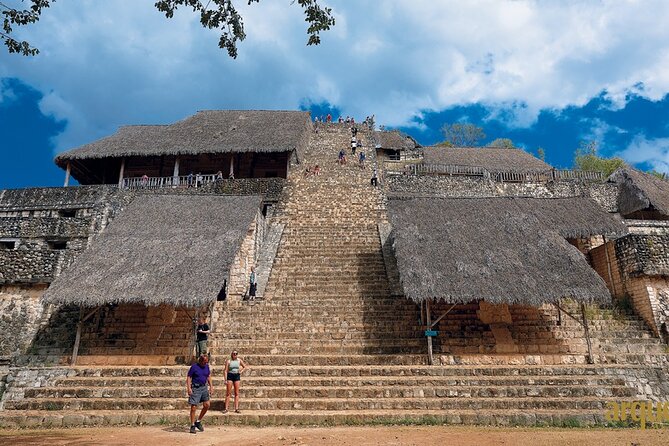 Cultural Tour! Ek Balam, Hubiku Swim & Valladolid from Cancun - Ek Balam: the Acropolis climb and the Pok Ta Pok ball courts