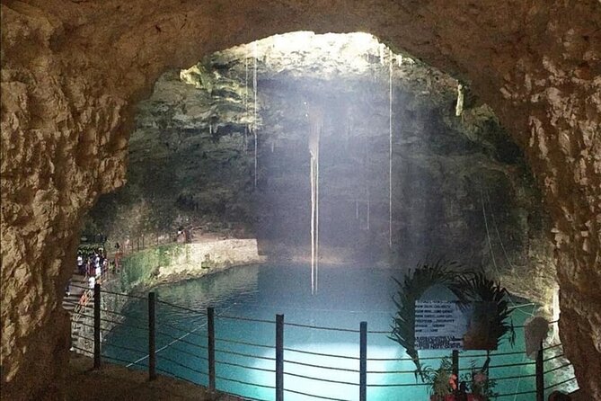 Cultural Tour! Ek Balam, Hubiku Swim & Valladolid from Cancun - Cenote Hubiku: swim in turquoise water with Mayan Xibalbá context