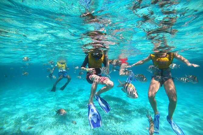 Deluxe Catamaran to Isla Mujeres with Open Bar from Cancun - Onboard perks: open bar, entertainers, and spinnaker flying (weather permitting)