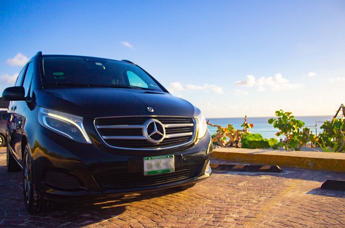 Departures in Mercedes Benz from Playa Mujeres to Cancun Airport - Inside the Ride: Clean Vehicles, Safety, and Little Comfort Extras