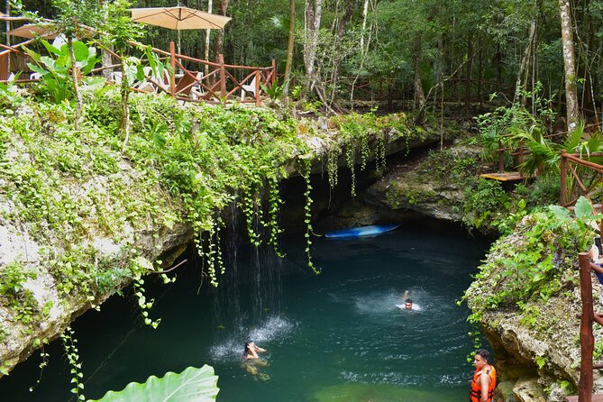 Discover 3 amazing cenotes. Includes transport & snack - Price and time: is this $53.25 cenote route good value?