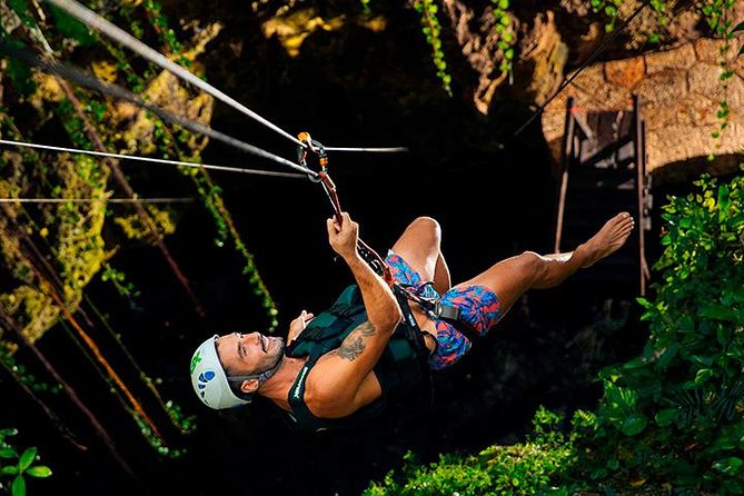 Discover and Descend on the Hidden Xenotes Tour From Cancun - Ha’ Cenote (Water): swim first, then adjust your expectations