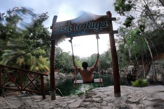 Eco Park Casa Tortuga Cenotes and Tulum Ruins! Riviera Maya Round Transportation - A One-Day Circuit From Cancun, Playa del Carmen, and Tulum