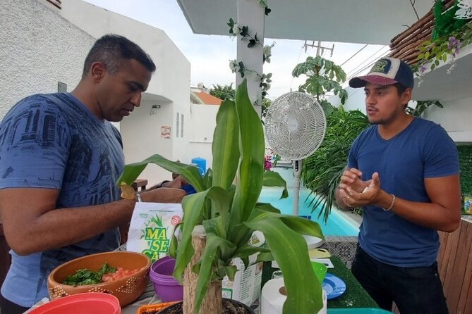 Elaboration of tortillas by hand following the Mexican tradition - Lemon Cucumber Water and Eating What You Made