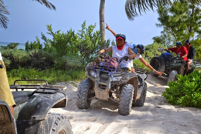ENJOY the ADRENALINE and the SEA with an ATV and Wave Runner Tour - Stop 1: El Dorado Maroma ATV Circuit Through Mayan Jungle Roads