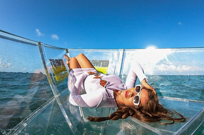Excursion to Reefs in a transparent boat from Cancun - Reef time: set expectations for coral condition