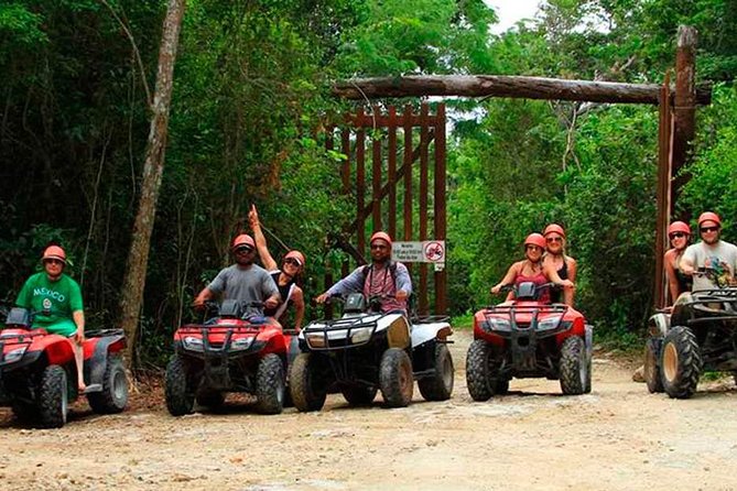 Experience ATV (shared) Ziplines & Cenote with Lunch from Cancún - Cenote swim and lunch: Cool down without hunting for food