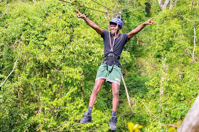 Family ATV Cenote Five Zip Lines Photos Taco Lunch Tequila Taste - Zip Lines and a Hanging Bridge: How the Adrenaline Is Structured