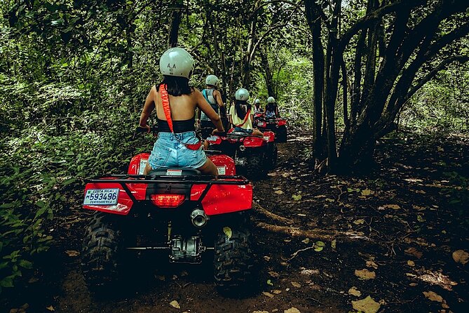 Family ATV Cenote Five Zip Lines Photos Taco Lunch Tequila Taste - Tequila Tasting: Optional, Artistic, and Easy to Skip