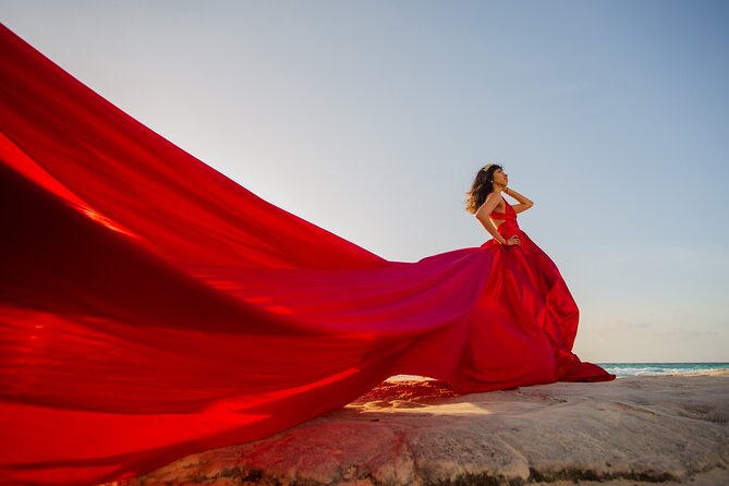 Flying dress photoshoot cancun - Timing in Cancun: getting the light you want (and why 5 days matter)