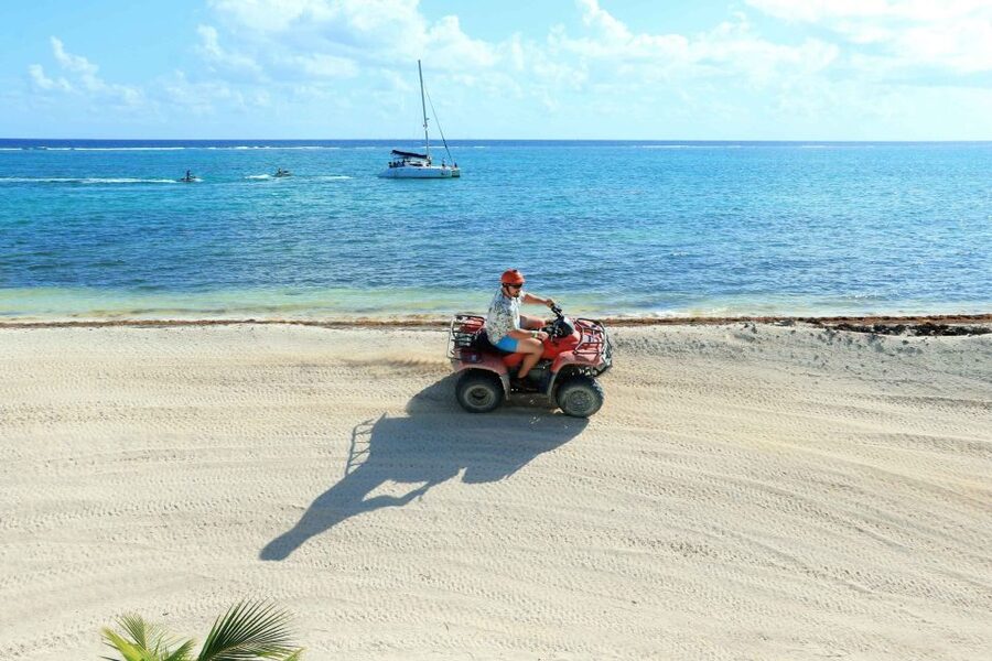 From Cancún: ATV Jungle Trail Adventure and Beach Club - ATV Jungle Trail Adventure + Maroma Beach Club: the smart combo