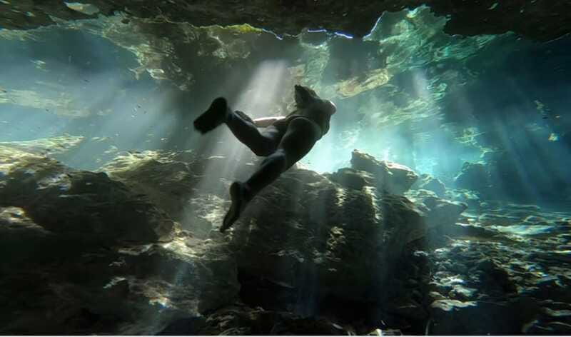 From Cancun: Tulum and Akumal Cenote and Turtle Swim Tour - Canamayte Eco Park and the Mariposa cenote swim: cool water and a timer you should watch