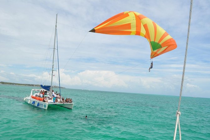 Full-Day Luxurious Catamaran Adventure - Cancún to Isla Mujeres - The sea stops: snorkeling, coral reef views, and Playa Norte time