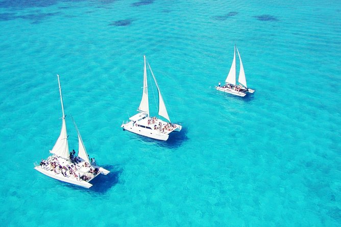 Full-Day Sailing Adventure to Isla Mujeres - A 7-hour Cancun catamaran sail powered by the wind