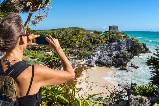 Full Day Tour to Tulum, Cenote Mariposa and Playa del Carmen Eco - The Mariposa Cenote Swim at Canamayte Ecopark