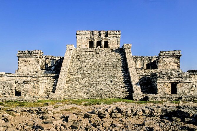 Full Day Tour to Tulum, Cenote Mariposa and Playa del Carmen Eco - Tulum Archaeological Site: Guided Mayan Walls Over the Caribbean