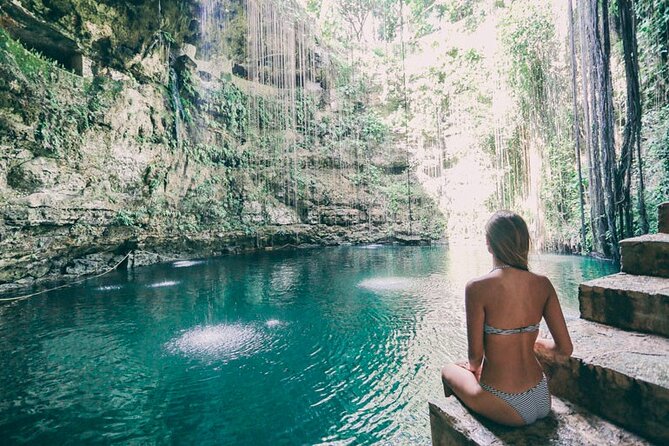 Full Day Tour to Visit Chichen Itza Saamal Cenote and Valladolid - Cenote Saamal: Admission Included, Time to Swim, and Watch for Extra Charges
