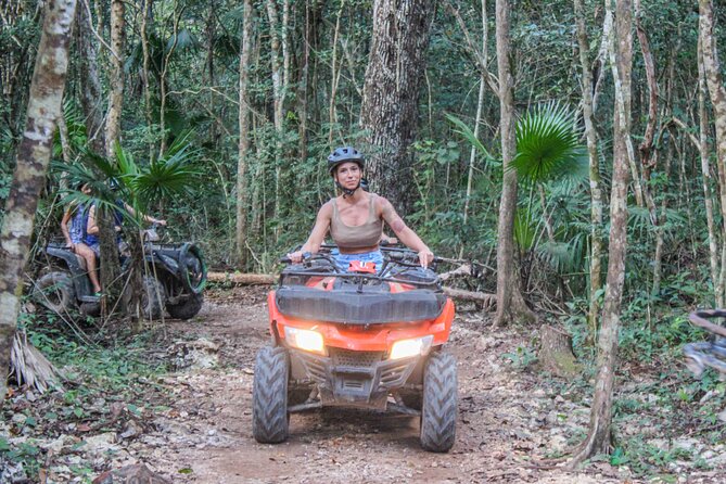 Half Day in Cancun Atvs Ziplines and Cenote Park - Cenote swim basics: natural pool, cave setting, and what to bring