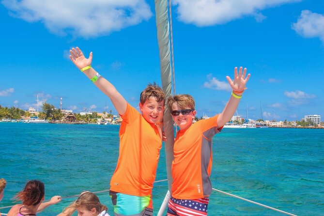 Half Day Sailing Private Catamaran to Isla Mujeres - Drinks, Music, and the Little Comfort Wins