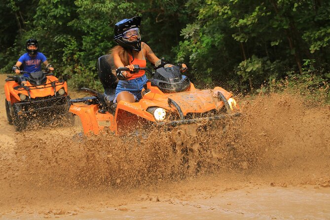 Hidden Cenote Swim & ATV Jungle Adventure with Transportation - Jungle 4x4 time in Puerto Morelos (not just another ATV loop)