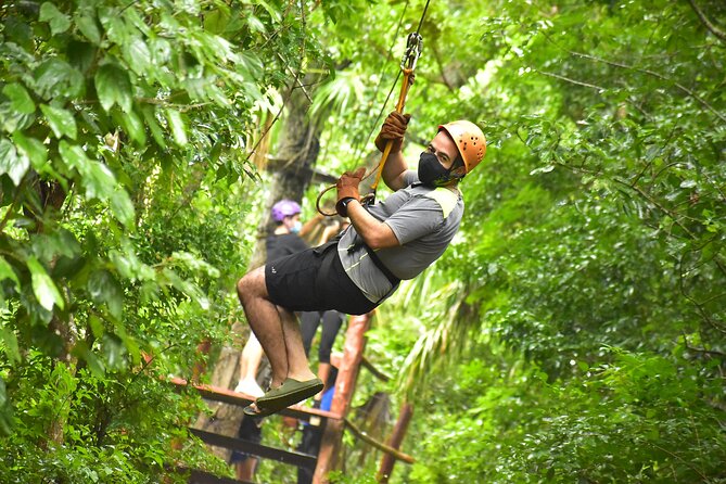 Horseback riding and ATV in the jungle, Ziplines, Cenote & Lunch - Horseback riding: a relaxing pace, with one important reality check
