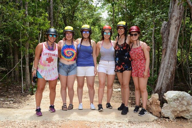 Horseback riding Tour with ATV circuit, ziplines and Cenote - Horseback riding in the jungle: moderate fitness and the 220-pound limit