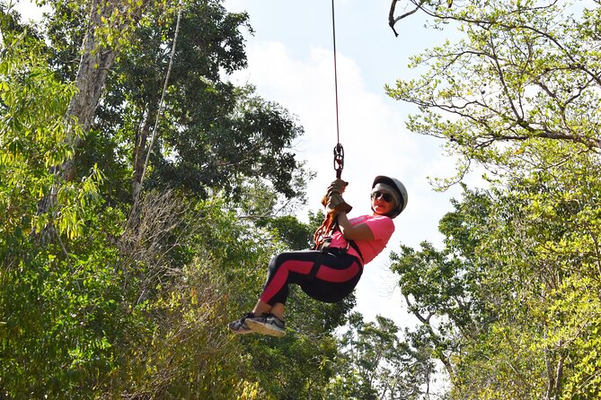 Horseback riding Tour with ATV circuit, ziplines and Cenote - Cenote swim: cooling off in a sacred underground pool
