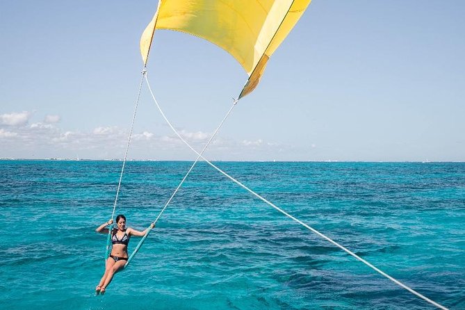 Isla Mujeres adventure by Catamaran. Snorkel, open bar and lunch - Spinnaker Activity: Fun If Weather Allows