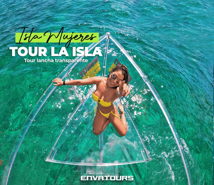 Isla Mujeres: Excursion Crystal Boat Tour at the Caribbean - Why a transparent boat makes Isla Mujeres easier to enjoy