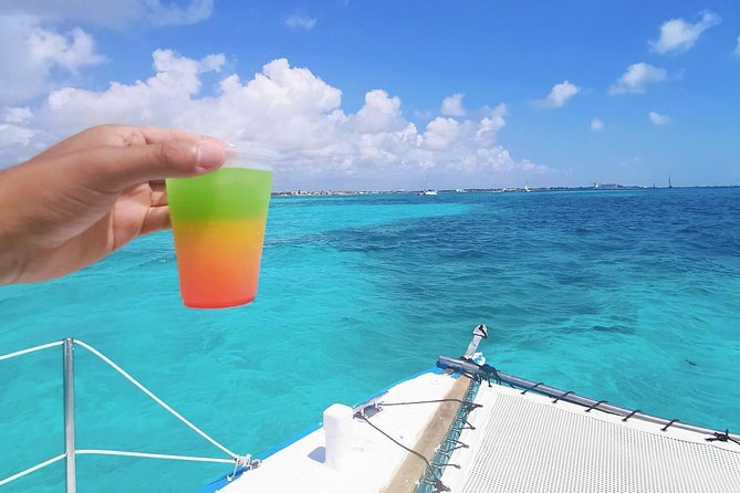 Isla Mujeres Premium Catamaran Tour with transportation from Playa del Carmen - Snorkeling equipment included, but time is still the limiter