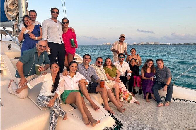Isla Mujeres Premium Catamaran Tour with transportation from Playa del Carmen - Crew vibe and service: attentive when things go right