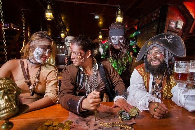 Jolly Roger Pirate Show and Dinner Cruise with Open Bar - The Cruise Experience Before Dinner: Games, Singing, and Kid Treasure Hunts