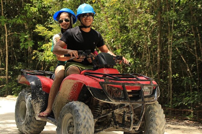 Jungle Adventure! ATV's (shared), Ziplining and Cenote Cancun & Playa Del Carmen - Stop 1 at La Ruta de los Cenotes: Shared ATV and 4x4 Style Riding