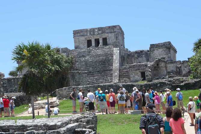 LDS Tour to Tulum Ruins + Cenote - Entering Tulum: Guided 90 Minutes, Then a Shopping Window
