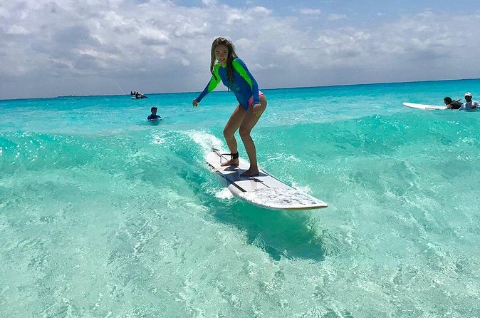 Learn to Surf in 1 Easy Lesson in Cancún - What Non-Surfers Can Do (Umbrella, Shade, and a Bodyboard)