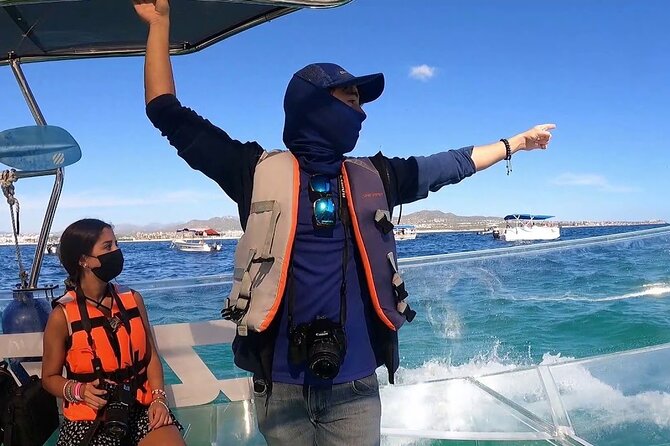 Live Cancun from our Transparent Boat - Nichupte Lagoon stop: 30 minutes in a protected reserve